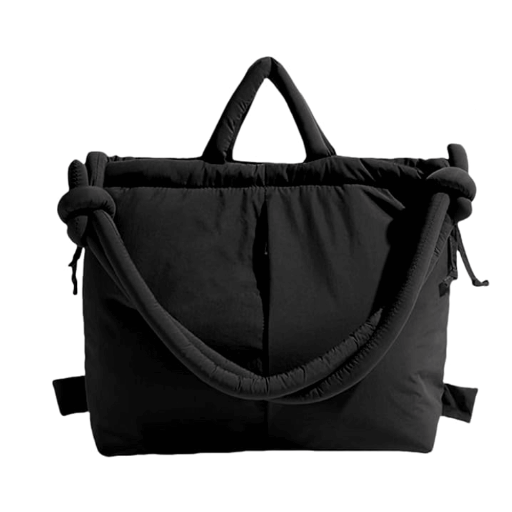 Bolsa Feminina Transversal Puffer Belino Preta