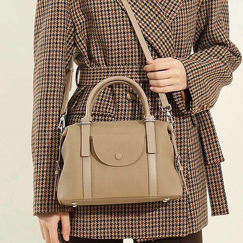 Bolsa Tote em Couro Legítimo Brionne – Ombro e Transversal