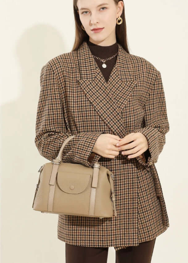  Bolsa Tote em Couro Legítimo Brionne – Ombro e Transversal