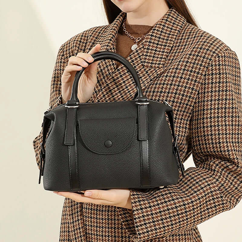 Bolsa Tote em Couro Legítimo Brionne – Ombro e Transversal