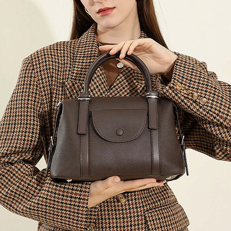 Bolsa Tote em Couro Legítimo Brionne – Ombro e Transversal