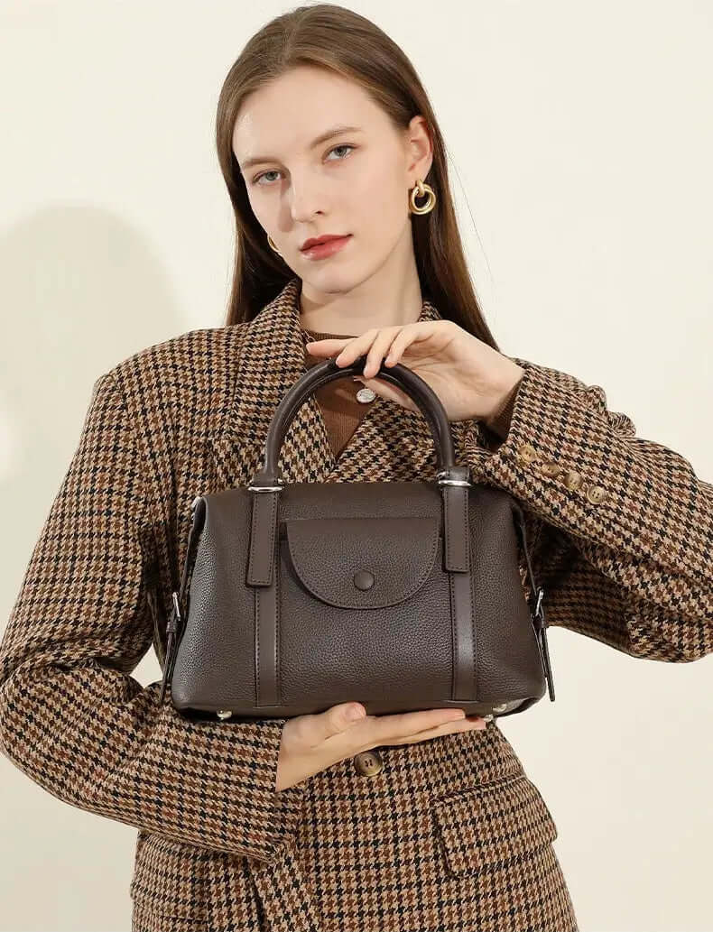 Bolsa Tote em Couro Legítimo Brionne – Ombro e Transversal