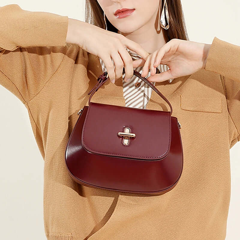 Bolsa Hobo em Couro Legítimo