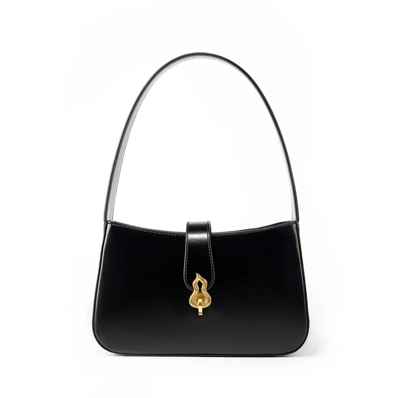 Bolsa Feminina Pequena de Couro Burgundy