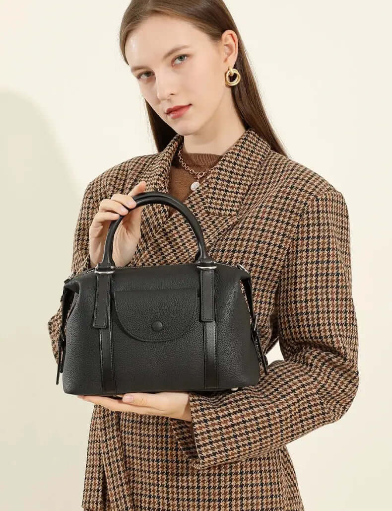 Bolsa Tote em Couro Legítimo Brionne – Ombro e Transversal