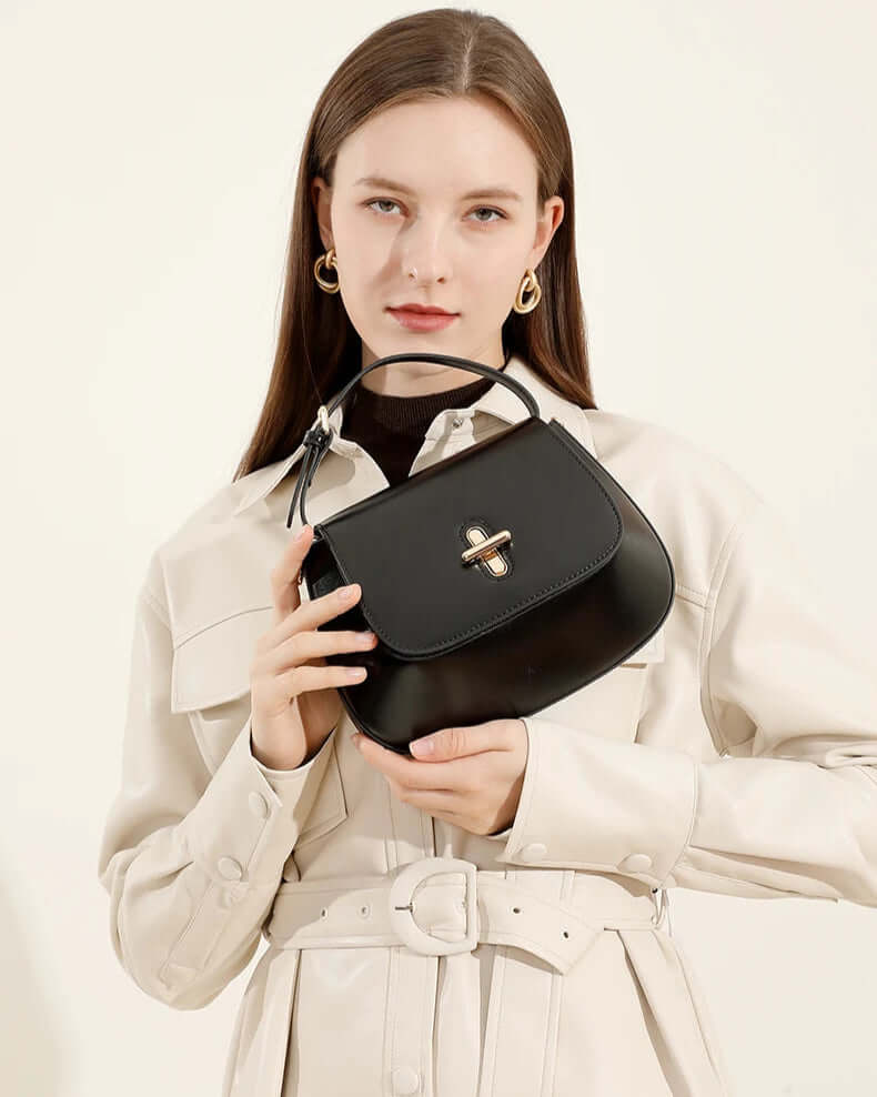 Bolsa Hobo em Couro Legítimo
