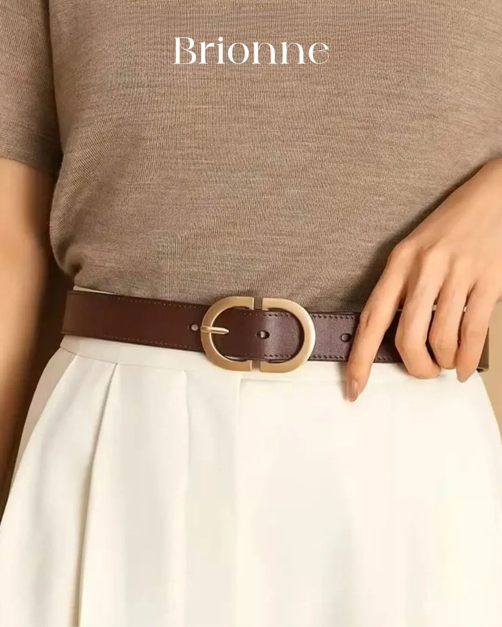 Cinto Feminino de Couro